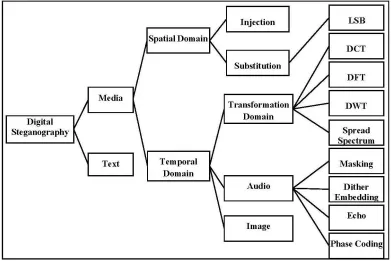 Figure 1: Classification of Digital Steganography  