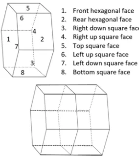 Fig. 4: Voxel in a 3D lattice and 10x10x10 array of voxels 