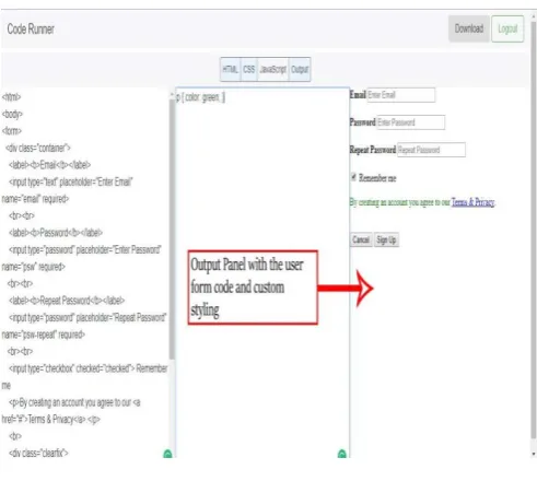Fig. 5: Login form 