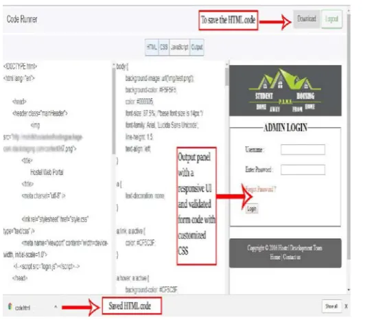 Fig. 6: Responsive login form 
