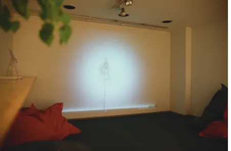 Fig. 2. the projected par- par-ticle tree in the Interactive  Carbon Tree installation  in the science corner of  the University of helsinki  in 2012