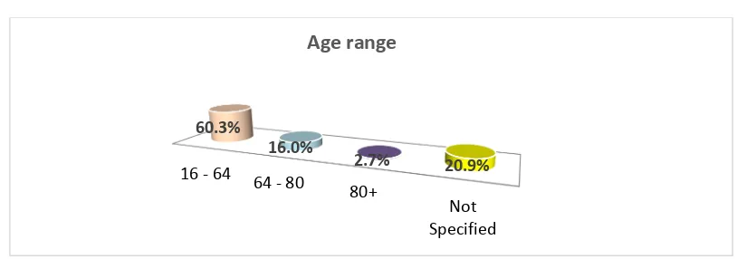 Figure 4.1.4: Age ranges  