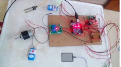 Figure 4.1 Connections Established on Arduino Controller  According to the table 1,circuit board includes eight types 