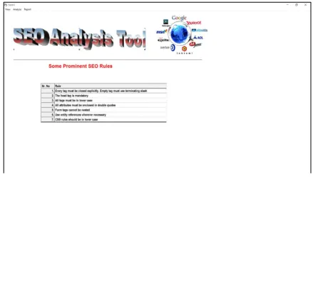 Figure 4. Open Source Software for Computation of SEO Score  
