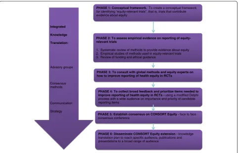 Fig 1 CONSORT-equity: study phases