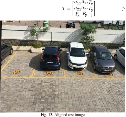 Fig. 13. Aligned test image 
