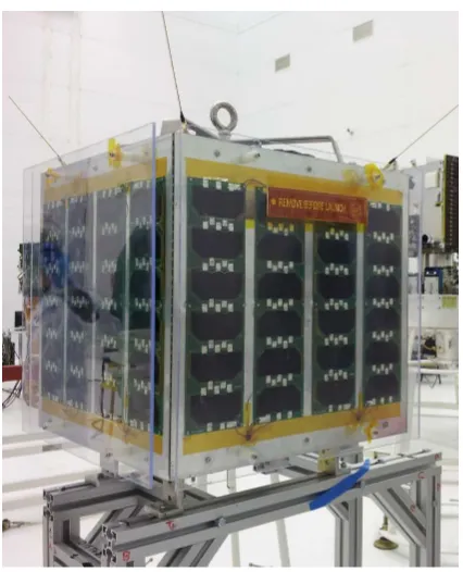 Figure 1: The UniSat-5 spacecraft at the integration
