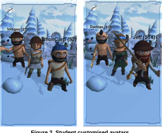 Figure 3. UniCraft Battle Game scene 