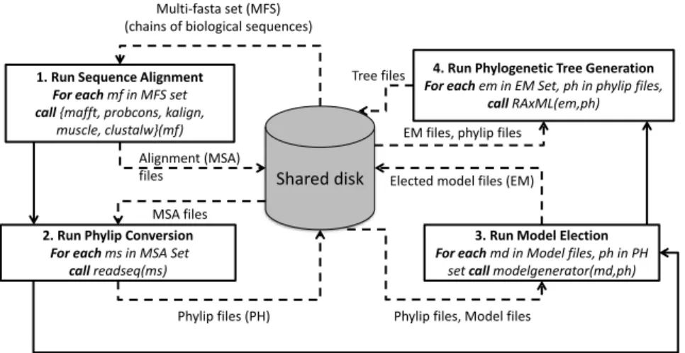 Fig. 1 SciPhy scientific workflow
