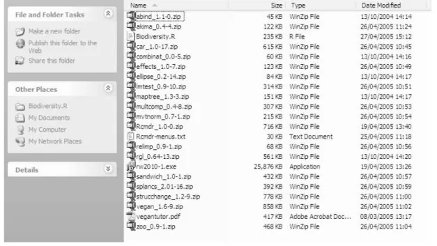 Figure 3.1.  All the files used during installation are provided in the Installation files folder