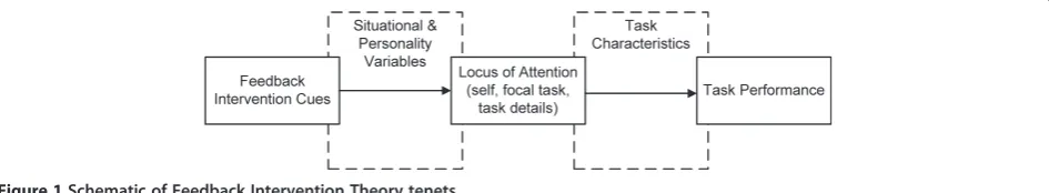 Figure 1 Schematic of Feedback Intervention Theory tenets.