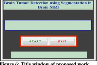 Figure 6: Title window of proposed work  