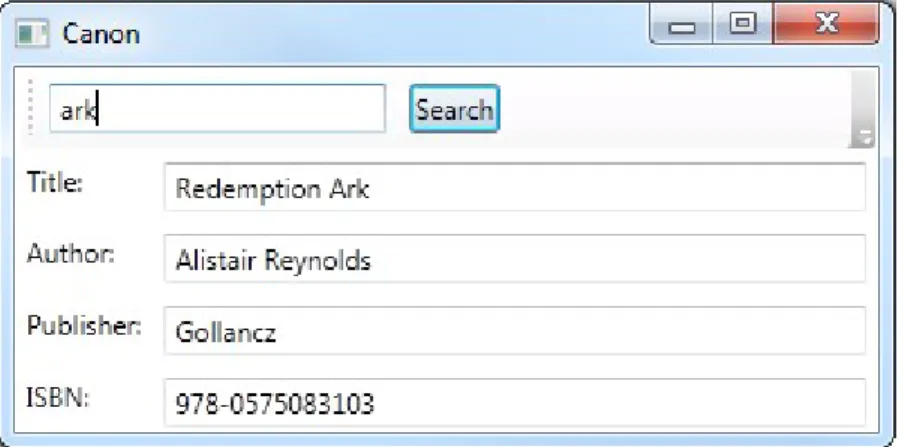 Figure 3: A Successful Search