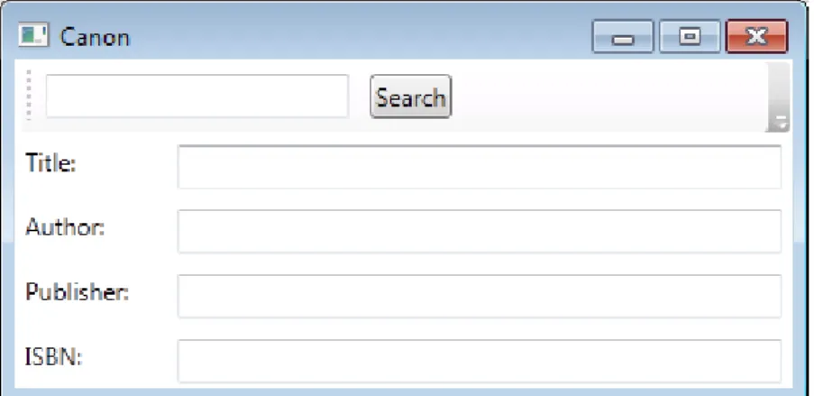 Figure 2: Canon User Interface Mk I