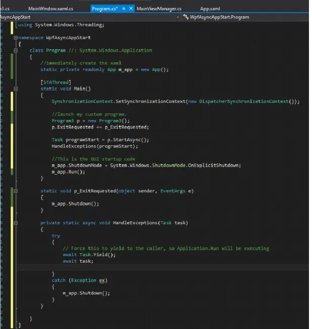 Figure 8 Adding a Splash Screen to StartAsync public async Task StartAsync() {