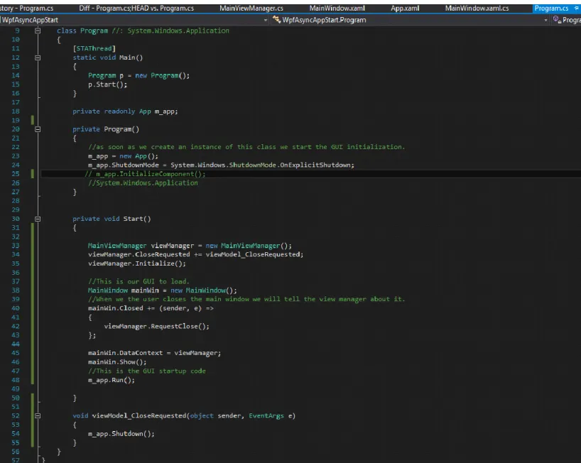 Figure 5 The Program2 Class, Windows Presentation Foundation Version