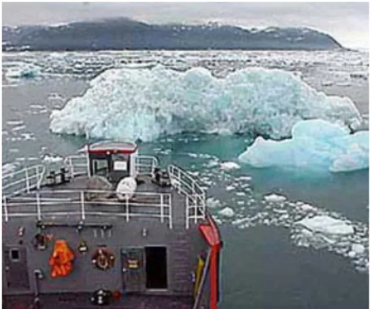 Figure 12  Sea ice forecasts provide  ice conditions for operational user  requirements