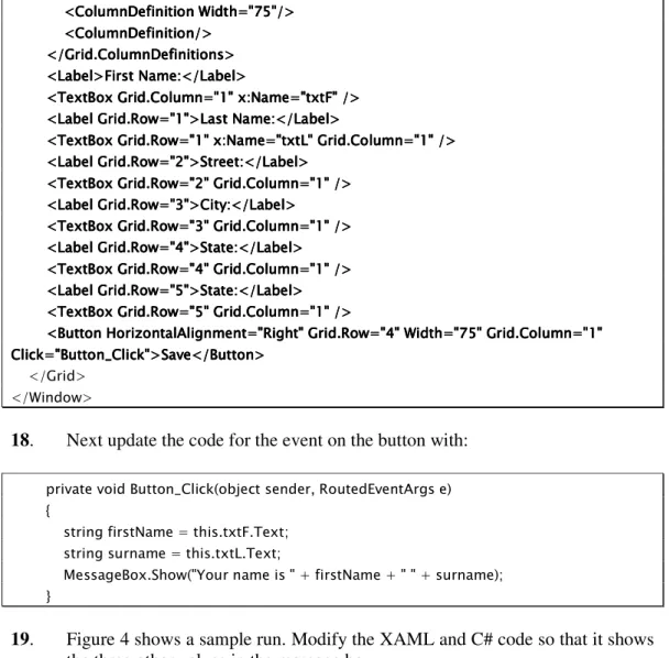 Figure 4: Getting values 