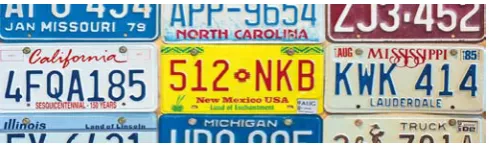 Figure 2  Steps of license plate recognition system  