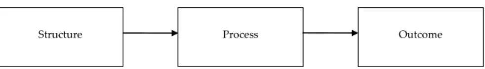 Figure 1  Donabedian's model of quality improvement 