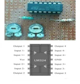 Figure 7:  Comparator circuit  Figure:9 