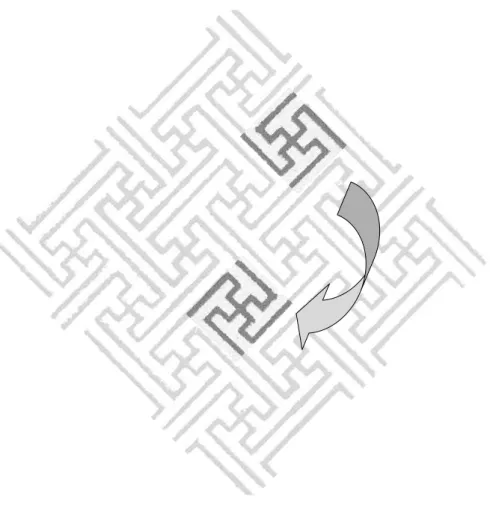Figure 5: A generic symmetry operator acting on a pattern fragment.
