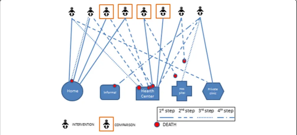 Fig. 1 Care-seeking patterns for maternal deaths