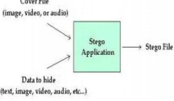 Fig 1: Video Steganography [16] Generally steganography technique is applied where the 