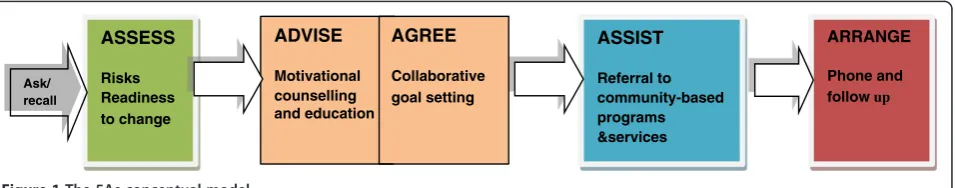 Figure 1 The 5As conceptual model.