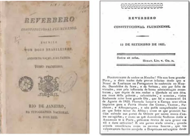 figure 11: the periodical revérbero constitucional flu-minense, 1821/1822 (source: “primeiros jornais” collec-tion of biblioteca nacional, available at http://www.bn.br) 