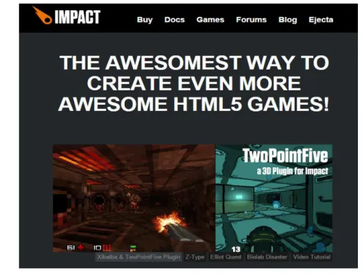 Figure 2-3-F4: ImpactJS Game Engine 