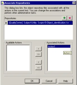 Figure 4: Associate Repositories Dialog 