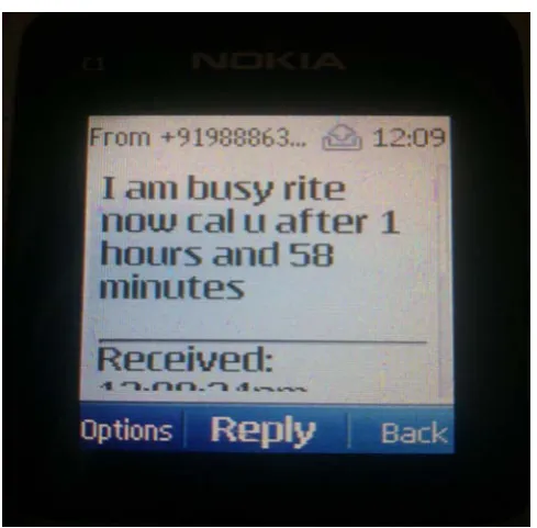 Figure 18: Sent Message Box 