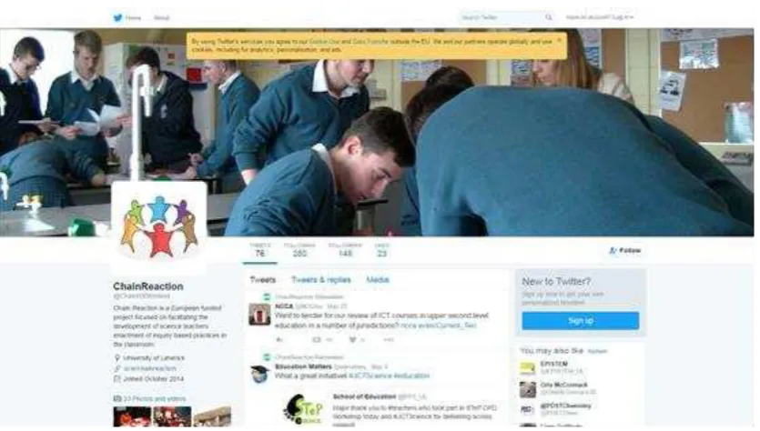 Figure 4.2.4 Twitter was a popular choice, with a feed embedded in some national sites