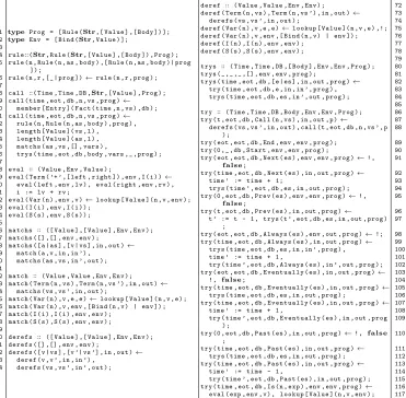 Figure 3. Meta-Interpreter For History Query Language