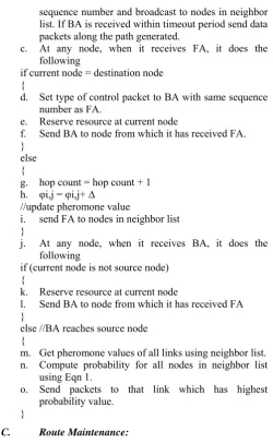 table. The record includes destination address, next hop and 