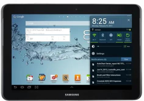 Figure 3. Android Report Notifications 