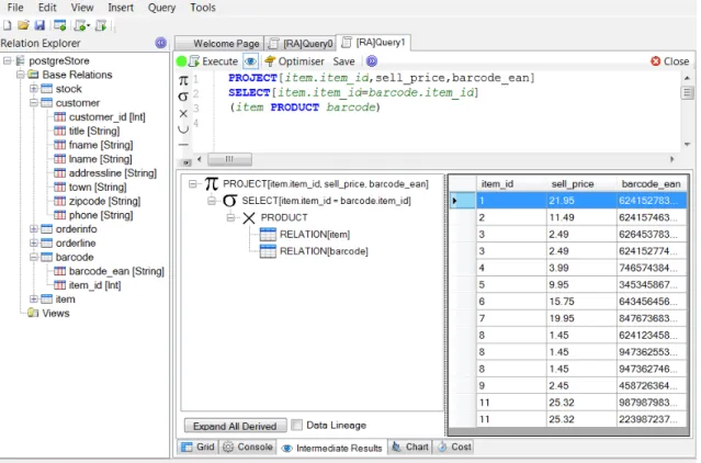 Figure 5.1: QV Interface