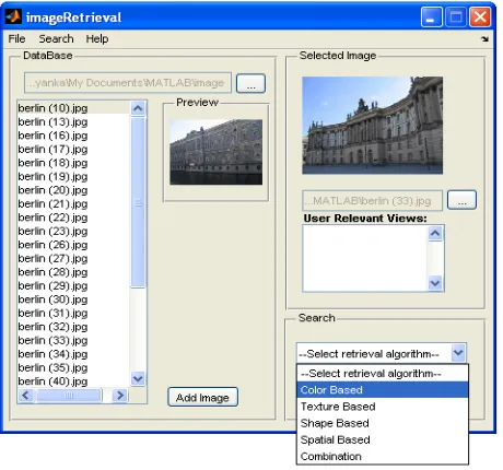 Figure 4 Image retrieval based on texture feature 