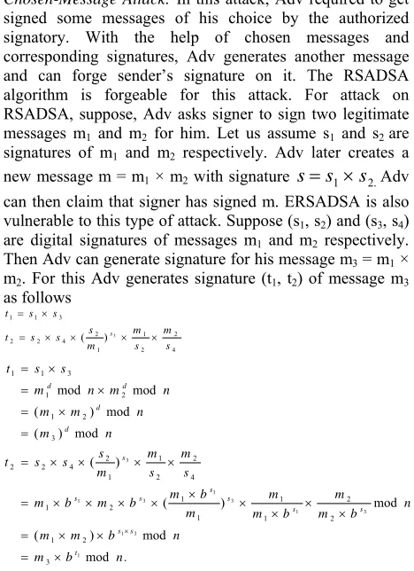 TABLE 4.1 Effect of changing the modulus lenght on the key 