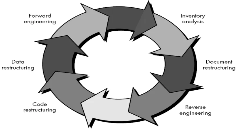 Figure 5. A software reengineering process model [10] 