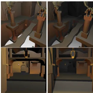 Figure 12: “Teapotahedron” scene ray traced with shadows and reflections on the GPU. The right image is rendered with reflections only.