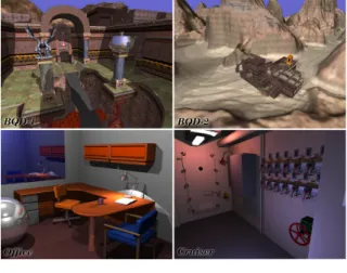 Figure 15: Some of the scenes used for benchmarking.