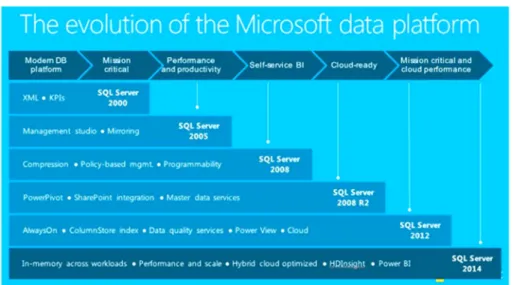 Figure 2. Microsoft SQL Server Evalution Process  Source: http://www.datanami.com/ 