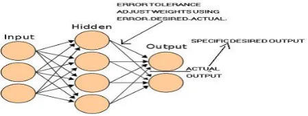 Figure 3: Structure of Backpropagation Network 