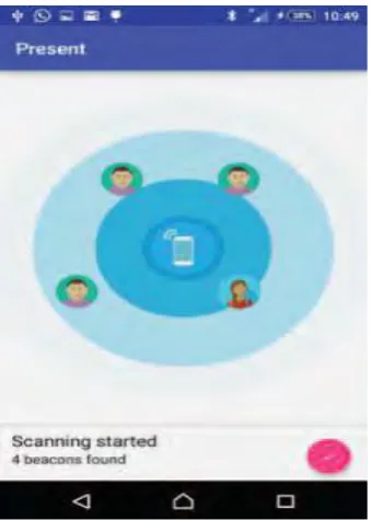 Figure 2.3: User interface for attendance system 