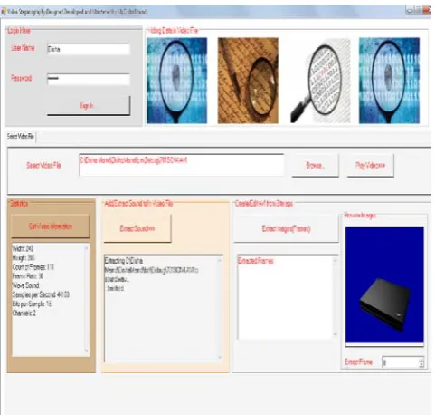 Figure 7. Extract sound from video file. 