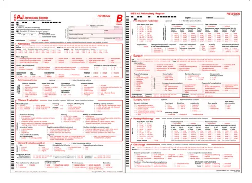 Figure 2 IDES Ankle Revision Form (B).