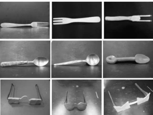 Figure 6: Images of some forks, spoons, and spectacles used in our experiments.