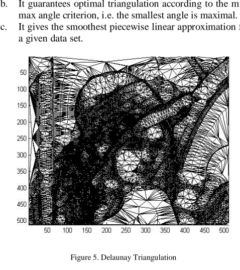 Figure 5. Delaunay Triangulation 